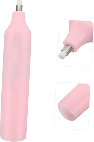 Electric Eraser for Students and Artists Portable Battery Operated Sketch Drawing Tool Lightweight and Compact Pencil Eraser for School and Art Supplies Includes Replaceable in Saudi Arabia