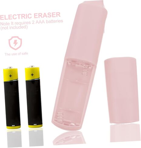 Electric Eraser for Students and Artists Portable Battery Operated Sketch Drawing Tool Lightweight and Compact Pencil Eraser for School and Art Supplies Includes Replaceable in Saudi Arabia