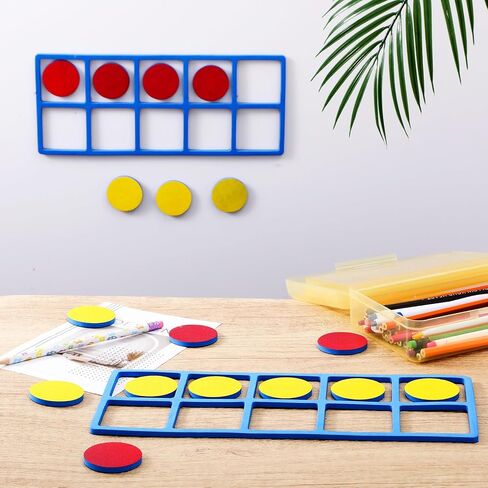 4 مجموعة من الرغوة المغناطيسية العملاقة عشرة إطارات مجموعة ، تلاعب في الرياضيات في وقت مبكر ، إطارات مع الأقراص ، تعليم مفاهيم الأرقام ، الإضافة والطرح للأطفال ، ألعاب الرياضيات رياض الأطفال in Kuwait