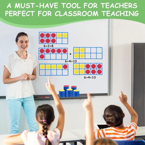 4 مجموعة من الرغوة المغناطيسية العملاقة عشرة إطارات مجموعة ، تلاعب في الرياضيات في وقت مبكر ، إطارات مع الأقراص ، تعليم مفاهيم الأرقام ، الإضافة والطرح للأطفال ، ألعاب الرياضيات رياض الأطفال in Kuwait