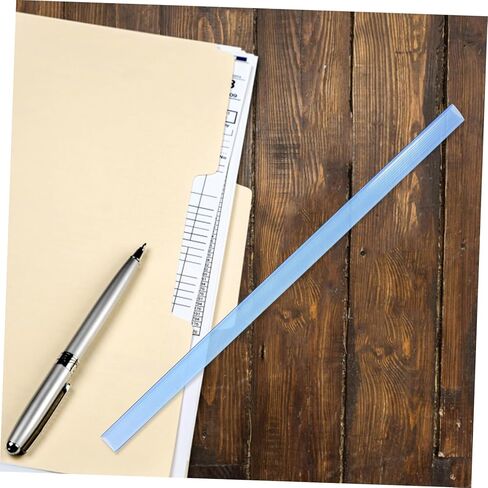20pcs A4 البلاستيك شريحة المجلدات مقاطع فضفاضة السحب القضيب مقاطع الكتب لمستندات التنظيم ومستلزمات القرطاسية in Kuwait