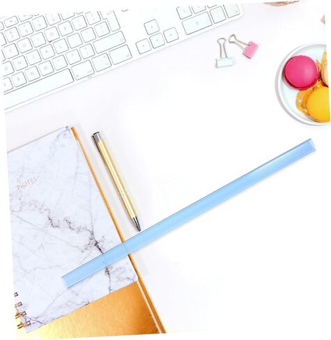 20pcs A4 البلاستيك شريحة المجلدات مقاطع فضفاضة السحب القضيب مقاطع الكتب لمستندات التنظيم ومستلزمات القرطاسية in Kuwait