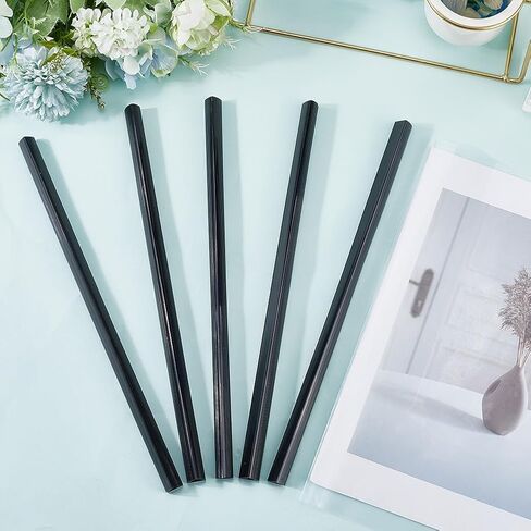 CRASPIRE Binding Bar Capacity A4 Size Folder 12In Book Slide Binders Books Clips Grip 70 Sheets Pull Rod Plastic for Office Loose Leaf Sliding Bookbinding Report Cover 10Pcs Black in Saudi Arabia