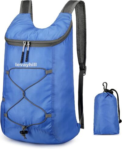 levayhill 16L Hiking-Daypack, Water-Resistant-Lightweight Foldable Travel Backpacks, Camping Outdoor Backpack Carry-on Bag in Kuwait