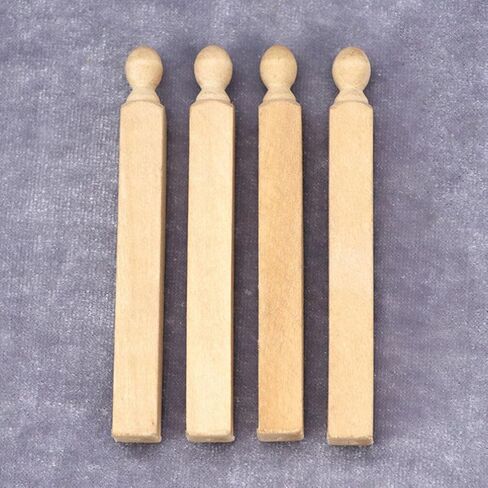 Vaguelly 8pcs Mini Pillars for Dollhouse Stairs Decorative Posts for Crafting Unique Miniature Scenes Dollhouse Accessories in Saudi Arabia