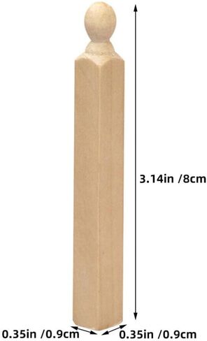 Vaguelly 8pcs Mini Pillars for Dollhouse Stairs Decorative Posts for Crafting Unique Miniature Scenes Dollhouse Accessories in Saudi Arabia