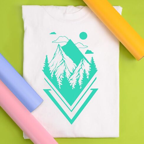 SISER Easyweed Heat Transfer Vinyl 11.8 "× 5 أقدام لفة (Retro Mint) - متوافق مع SISER و CRICUT و SYCHOUETTE وغيرها in Saudi Arabia
