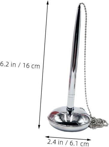 Artibetter orgonomic Office Signature Pen مع طلاء وكتابة سلسة للكتابة متعددة الوظائف ، القلم الملحقات للأعمال التجارية لعدادات استقبال فندق بنك تشمل سلسلة وقاعدة آمنة in Saudi Arabia