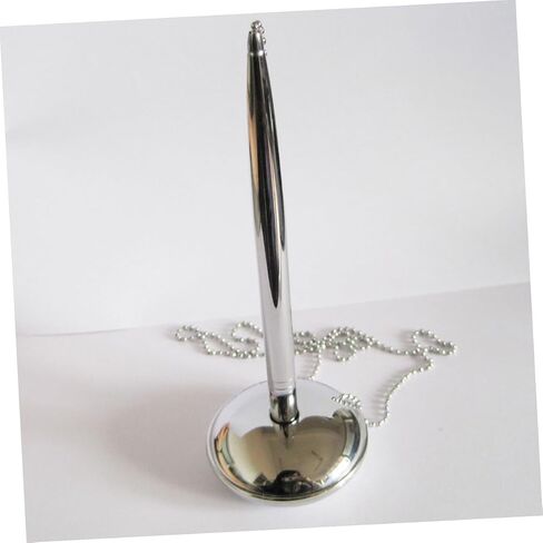 Artibetter orgonomic Office Signature Pen مع طلاء وكتابة سلسة للكتابة متعددة الوظائف ، القلم الملحقات للأعمال التجارية لعدادات استقبال فندق بنك تشمل سلسلة وقاعدة آمنة in Saudi Arabia