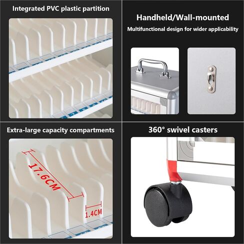 Cell Phone Storage Cabinet with 360° Wheels – 48/60/72 Slot Mobile Phone Locker Box, Lockable & Wall Mountable for School, Office, and Meeting Rooms(60) in Saudi Arabia