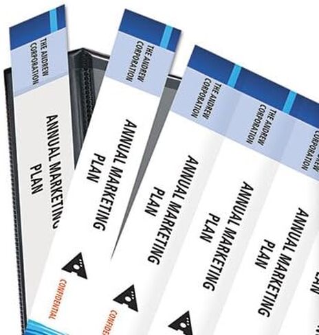 Avery Avery Custom Binder Spine ، عرض العمود الفقري 1-1/2 "، 5 إدراج/ورقة ، 5 أوراق/حزمة in Kuwait