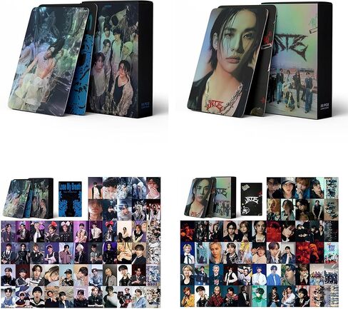 Photocard Binder Photo Album with 110pcs Lemo Card, 50 Pages 400 Cards Sleeves Trading Photo Cards Holder Book Bag Photocard Organizer for Fans (Style 2) in Kuwait