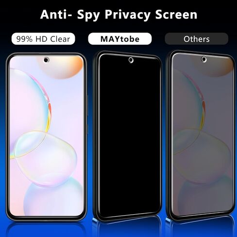 MAYtobe [2 Pack] Screen Protector Designed for Samsung Galaxy A54 5G Tempered Glass, Anti-Scratch, Bubble Free, Easy to Install in Saudi Arabia