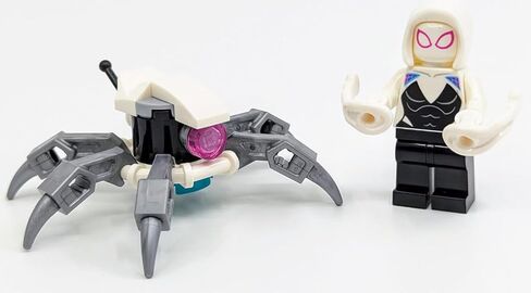 LEGO Superheroes: Ghost Spider (Gwen Stacy) Minifigure with Web Blasts and Drone in Saudi Arabia