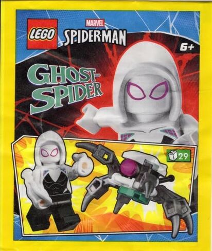 LEGO Superheroes: Ghost Spider (Gwen Stacy) Minifigure with Web Blasts and Drone in Saudi Arabia