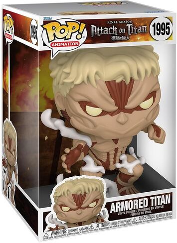 Funko Pop! Jumbo: Attack on Titan - Armored Titan - Collectable Vinyl Figure - Gift Idea - Official Merchandise - Toys for Kids & Adults - Anime Fans - Model Figure for Collectors and Display in Saudi Arabia