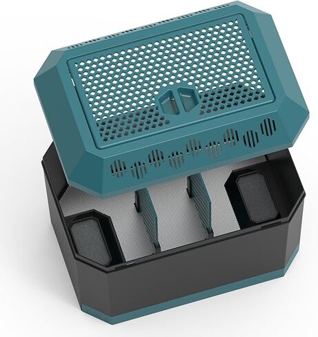 Reptile Feeding Box Enclosure Cage Breathable Tank Hatching Case, Reptile Terrarium Animal Habitat Cage for Chameleons Frogs, Small in Saudi Arabia