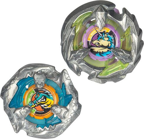 Beyblade X Bite Croc 3-60LF و Sting Unicorn 4-60p Top Packs Dual Packs ، تشمل قممًا يمينًا ، ألعاب Bey الغزل للأطفال الذين تتراوح أعمارهم بين 8 سنوات ، الهجوم والتوازن ، فكرة الأولاد والبنات in Saudi Arabia