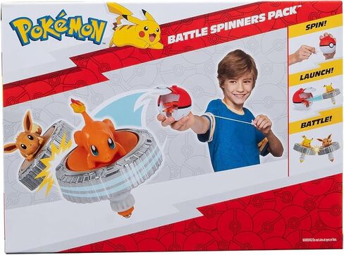 Pokémon Battle Spinning Top Pack Charmander Battle Spinning Top with Poké Ball Spinner Launcher in Saudi Arabia