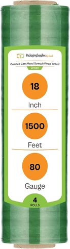 غلاف ممثل PSBM Green Cast ، 4 حزمة ، 18 بوصة × 1500 قدم ، مقياس 80 in Saudi Arabia