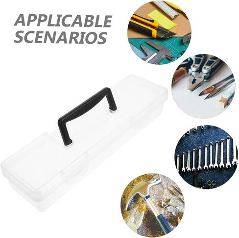 متعددة الأدوات الشفافة الوظيفية منظم حالة تخزين محمولة للمسامير مسامير البراغي لحرف DIY مشاريع التصميم المدمج in Kuwait