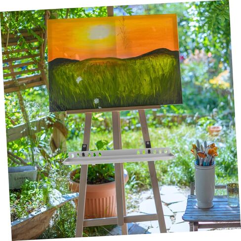 Portable Easel Tray for Brushes Tools Lightweight Painting Storage Plate for Artists Efficient Design for Outdoor Sketching Studio Use Professional Easel Tray in Saudi Arabia