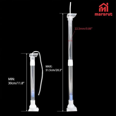 Marsrut 5pcs Under Gravel Filter Aquarium Uplift Tube, Undergravel Bottom Filters for Fish Tanks Water Cleaner Small Board Air Clean System Freshwater Saltwater, Clear Tubing Accessory Kit in Saudi Arabia
