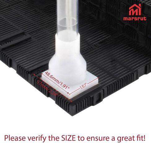 Marsrut 5pcs Under Gravel Filter Aquarium Uplift Tube, Undergravel Bottom Filters for Fish Tanks Water Cleaner Small Board Air Clean System Freshwater Saltwater, Clear Tubing Accessory Kit in Saudi Arabia