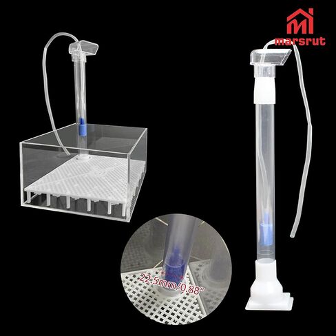 Marsrut 5pcs Under Gravel Filter Aquarium Uplift Tube, Undergravel Bottom Filters for Fish Tanks Water Cleaner Small Board Air Clean System Freshwater Saltwater, Clear Tubing Accessory Kit in Saudi Arabia