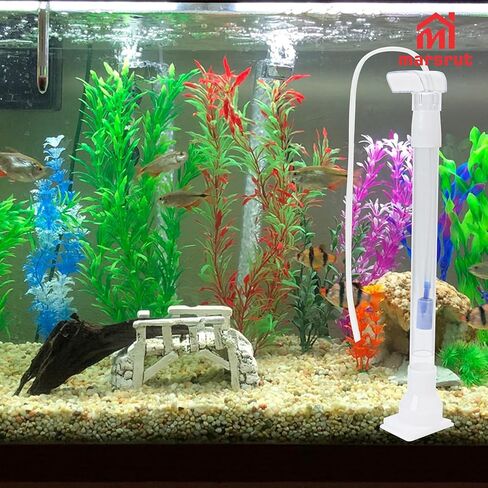 Marsrut 5pcs Under Gravel Filter Aquarium Uplift Tube, Undergravel Bottom Filters for Fish Tanks Water Cleaner Small Board Air Clean System Freshwater Saltwater, Clear Tubing Accessory Kit in Saudi Arabia