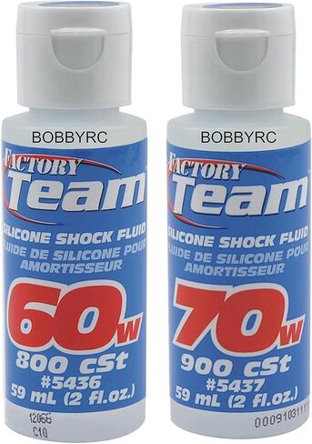 Combo 2 Bottles Team Associated 70WT 70 + 60WT 60 Weight Shock Oil Fluid Losi Arrma HPI AXIAL in Kuwait