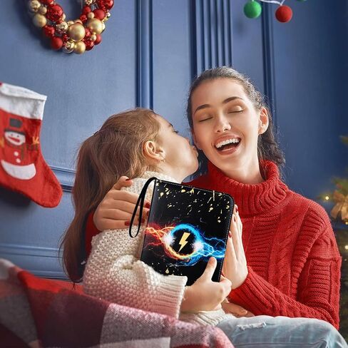 حافظة بطاقات بأربعة جيوب، كتاب مجموعة بطاقات التداول الرياضية يعرض ما يصل إلى 400 بطاقة قياسية، حافظة بطاقات تجارية مع 50 أكمام مزدوجة الجوانب قابلة للتوسيع، هدية للأولاد والبنات - أصفر... in Kuwait