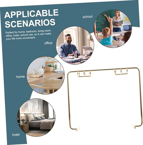 Uonlytech Decorative Desk Calendar Holder Elegant Desktop Stand for Home Office for Living Room Kitchen Shops Smooth Surface Safe Material PC in Saudi Arabia