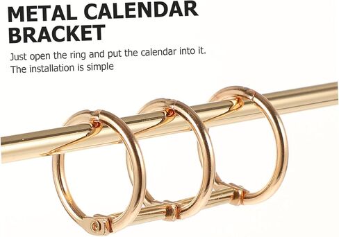 Uonlytech Decorative Desk Calendar Holder Elegant Desktop Stand for Home Office for Living Room Kitchen Shops Smooth Surface Safe Material PC in Saudi Arabia