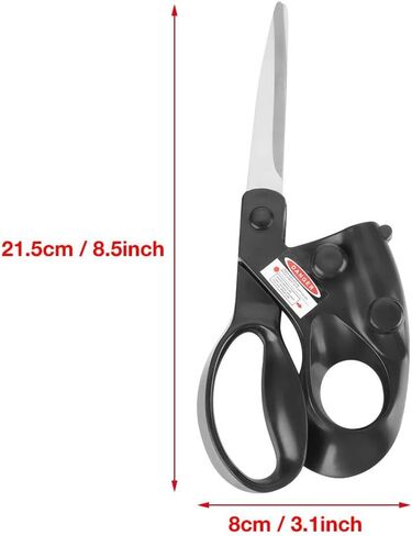 Professional Laser Guided Sewing Scissors for Home Craft Wrapping Gift Fabric Sewing Cut Straight Fast for Fabric Paper Crafts | Upgraded Ergonomic Handle in Saudi Arabia