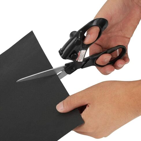 Professional Laser Guided Sewing Scissors for Home Craft Wrapping Gift Fabric Sewing Cut Straight Fast for Fabric Paper Crafts | Upgraded Ergonomic Handle in Saudi Arabia