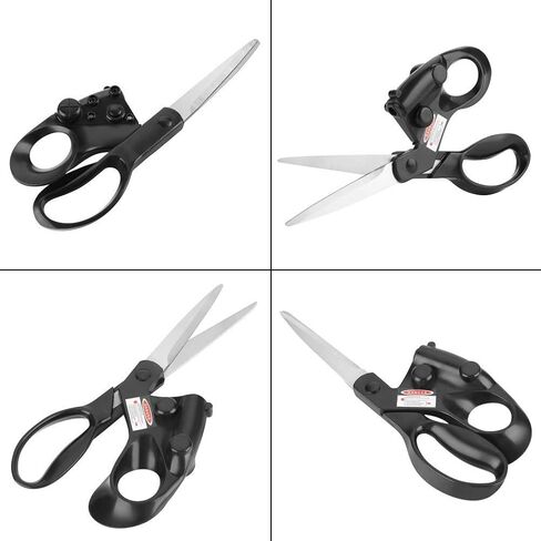 Professional Laser Guided Sewing Scissors for Home Craft Wrapping Gift Fabric Sewing Cut Straight Fast for Fabric Paper Crafts | Upgraded Ergonomic Handle in Saudi Arabia