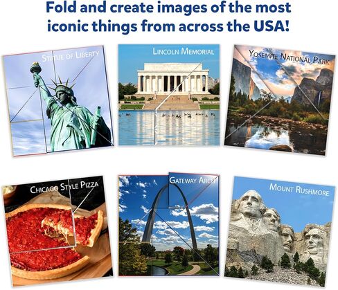 Skillmatics Origami Puzzle Book - 48 Folding Puzzles for Kids, Fun STEM Toy & Brain Teasers, Educational & Travel Gifts for Ages 6, 7, 8, 9, 10 and Up in Saudi Arabia