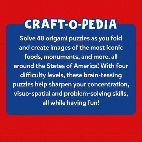 Skillmatics Origami Puzzle Book - 48 Folding Puzzles for Kids, Fun STEM Toy & Brain Teasers, Educational & Travel Gifts for Ages 6, 7, 8, 9, 10 and Up in Saudi Arabia
