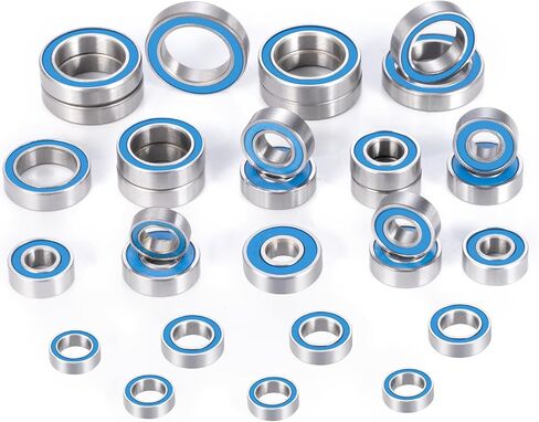 30pcs Blue Rubber Sealed Precision Bearing Kit for Losi Lasernut U4 Tenacity DB Pro Tenacity MT/SCT/Truggy Upgrade Parts in Saudi Arabia
