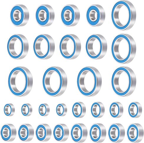 30pcs Blue Rubber Sealed Precision Bearing Kit for Losi Lasernut U4 Tenacity DB Pro Tenacity MT/SCT/Truggy Upgrade Parts in Saudi Arabia