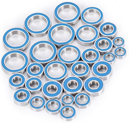 30pcs Blue Rubber Sealed Precision Bearing Kit for Losi Lasernut U4 Tenacity DB Pro Tenacity MT/SCT/Truggy Upgrade Parts in Saudi Arabia