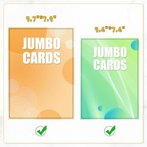 Jumbo Card Binder for PKM– WITHYU PU Leather Ringless Card Collection Binder with 60 Pockets, 5.9'' x 8.4''Card Holders Storage Album for Game Card (Carbon Black) in Saudi Arabia