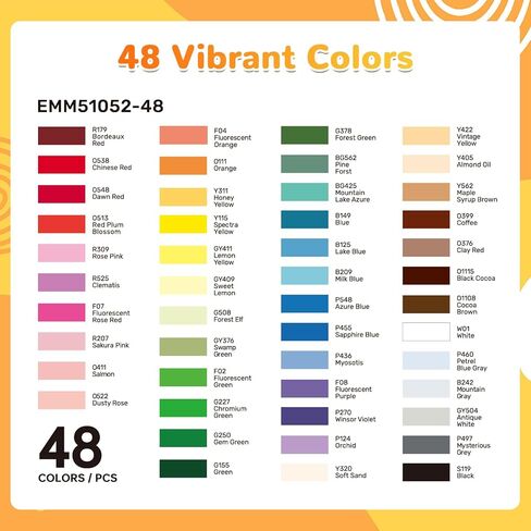 Automatic Ink Control Acrylic Paint Markers Brush Tip 80 Colors Acrylic Paint Pens Water-Based Acrylic Markers Set for Stone, Wood, Rock Painting, Canvas, Glass, DIY & Art Supplies in Saudi Arabia