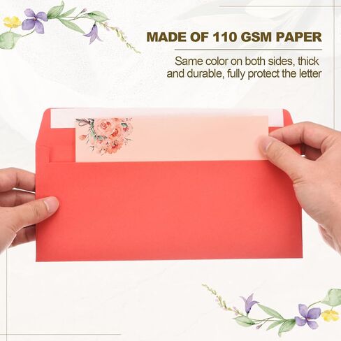 PATIKIL 100 Pack Brown #10 Business Envelopes, Colored Self Seal Letter Size Envelopes for Business Mailing Office Checks Invitation, 4-1/8 x 9-1/2 Inches in Saudi Arabia
