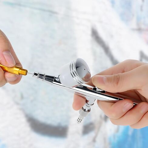 Airbrush Cleaning Kit,Airbrush Cleaner for Spray Paint,Multi-Purpose Straw Cleaner Brushes Sets,Airbrush Accessories with 10 Cleaning Needles,10 Cleaning Brushes and 2 Sharp Pick Needle in Saudi Arabia