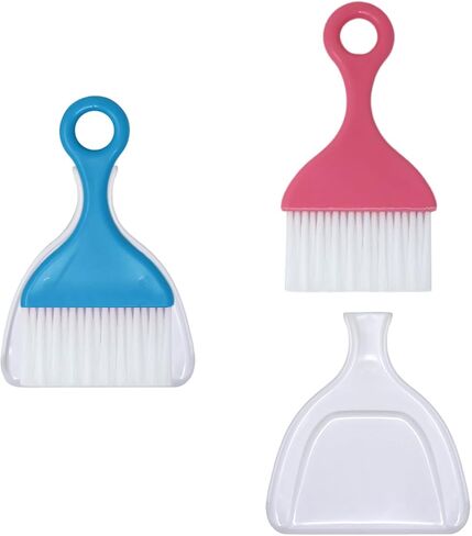 Honbay 2PCS Plastic Diamond Painting Brush with Funnel Mini Desktop Cleaning Brushes for Diamonds Organizer or Table Keyboard Cleaning (2 Color) in Saudi Arabia
