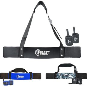 Beastpowergear 5mm Arm Blaster for Biceps & Triceps with Free Wrist Wrap, Muscle Builder, Bicep Isolator, Gain Muscle Strength, Dumbbells & Barbells support Bodybuilding & Weight Lifting in Kuwait
