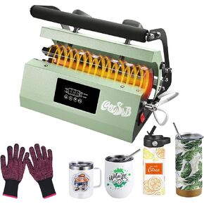 Tumbler Heat Press Machine, Mug Press Machine for 20oz 30oz, Sublimation Blank Skinny Tumbler Glass Jar Can 11-16oz Mugs, Heat Transfer Print for Sublimation Tumblers, Cups, Mugs Hot Pink in Saudi Arabia