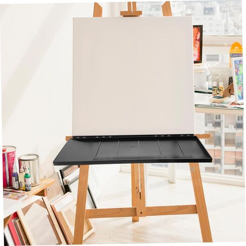 Easel Tray Attachment Durable and Easy to Install Painting Tools Storage Plate for Easel Multi Use Sketch Rack Tray for Artists Painters and Students in Saudi Arabia